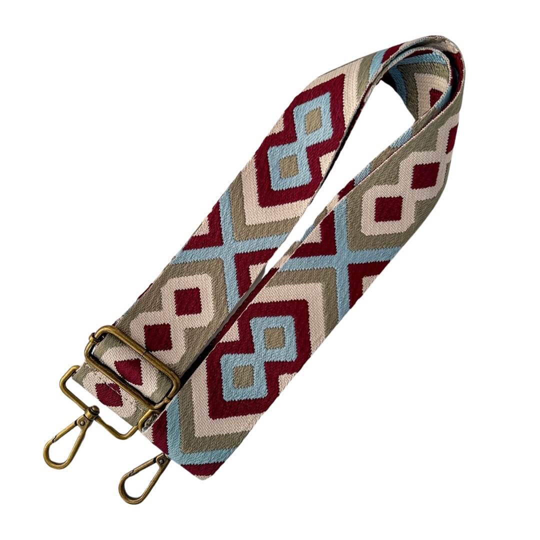 Cruz granate azul y verde