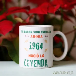 taza personalizada nacio la leyenda