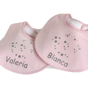 Babero personalizado con estrellas
