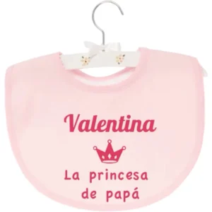 babero personalizado la princesa de papa