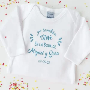 Body personalizado yo estuve en la boda