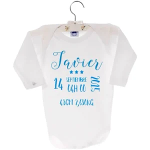 body personalizado datos nacimiento