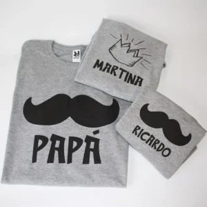 Camisetas personalizadas familia hipster