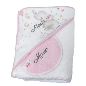 Capa de baño interbaby para bebe bordada