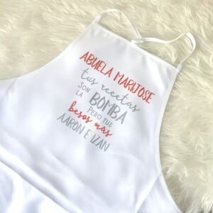 delantal personalizado abuela