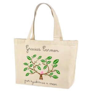 Bolsa personalizada profes nombre alumnos