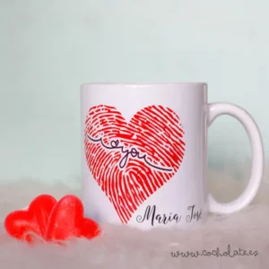 taza personalizada san valentin