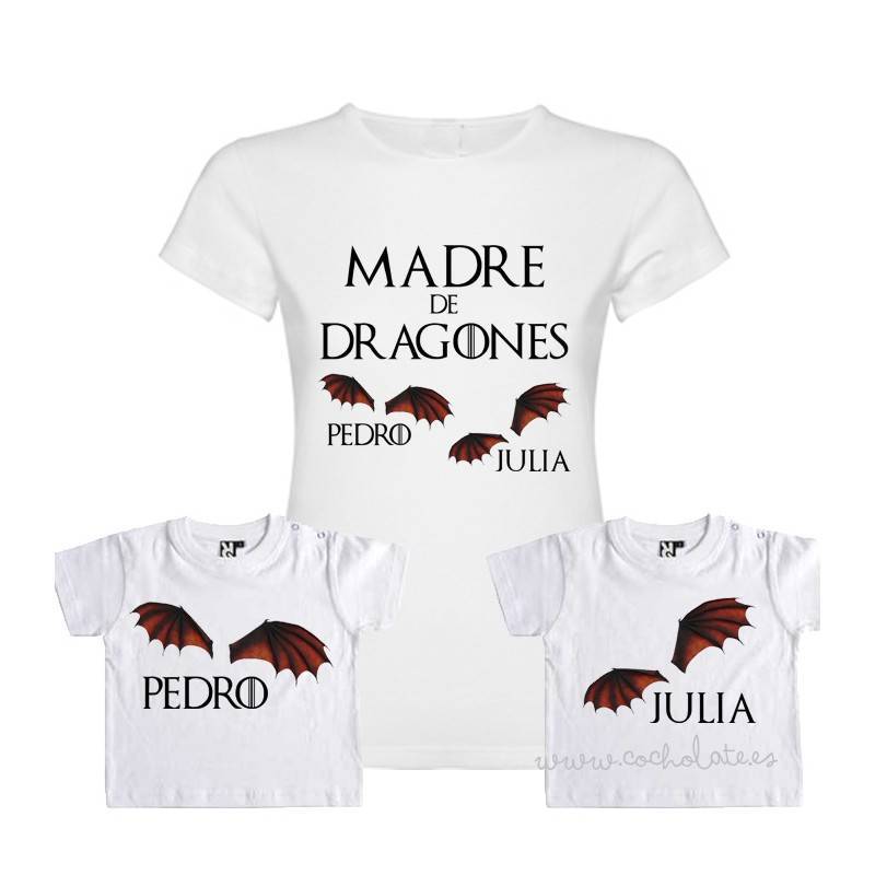 camiseta a juego para mama e hijos