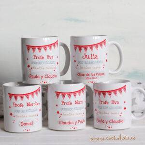 taza personalizada profe tantas cosas
