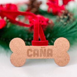 adorno de navidad personalizado para mascotas