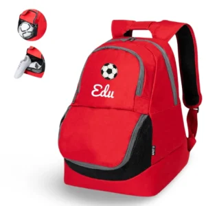 Mochila deporte personalizada con compartimento para zapatillas o balón