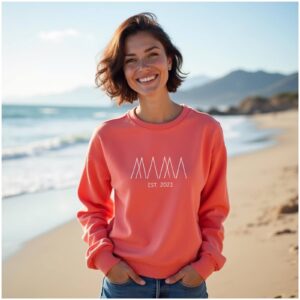 sudadera personalizada para mamá con logo tipo gamer