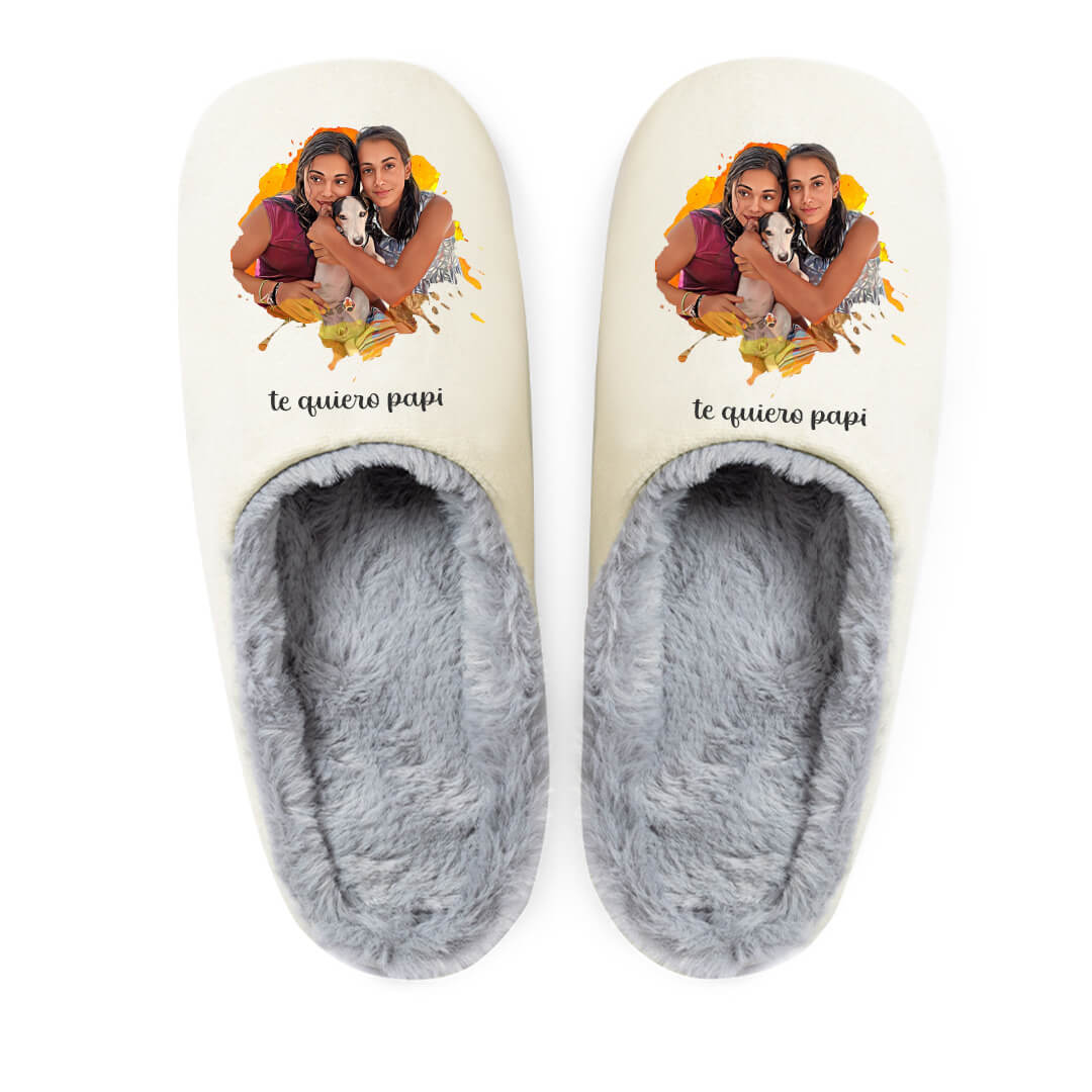 Zapatillas personalizadas con foto y dedicatoria para el dia del padre