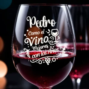 regalo copa personalizada cumpleaños como el vino mejoras con la edad