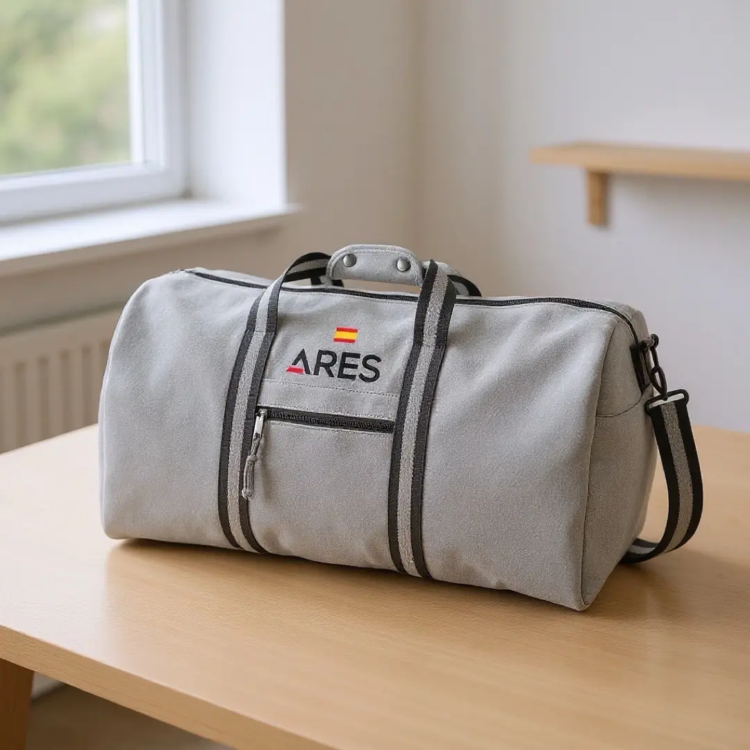 maleta personalizada con logo y bandera