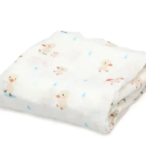 Muselina bambu patitos kiokids