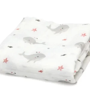 Muselina bebé ballenas del mar Kiokids