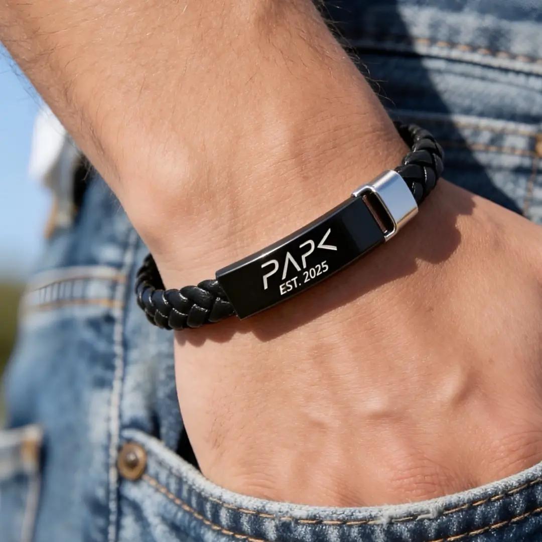 Pulsera papa gamer personalizada