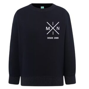 Sudadera infantil personalizada con logo bordado